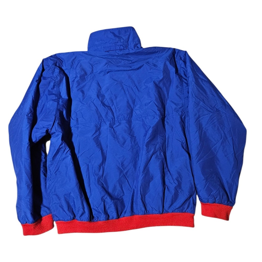Vintage Boat/U.S. Sailing Bomber Windbreaker Jacket Mens M Full Zip Fleece Lined - Picture 5 of 9